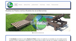 Desktop Screenshot of mueblesdeplastico.com